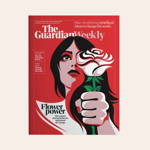 The Guardian присвятив обкладинку білоруським жінкам, які з квітами вийшли на протест — Життя на Wonderzine