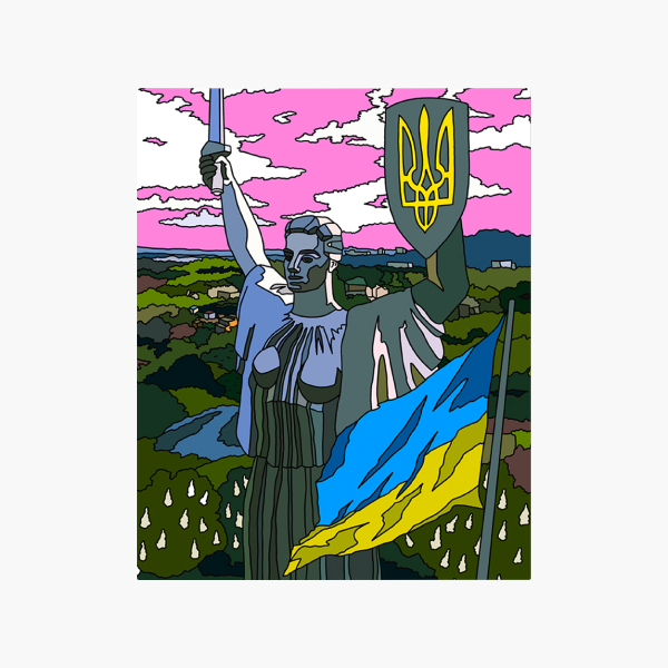 Картина за номерами «Батьківщина-Мати» від ORNER x SestryFeldman — Вішліст на Wonderzine